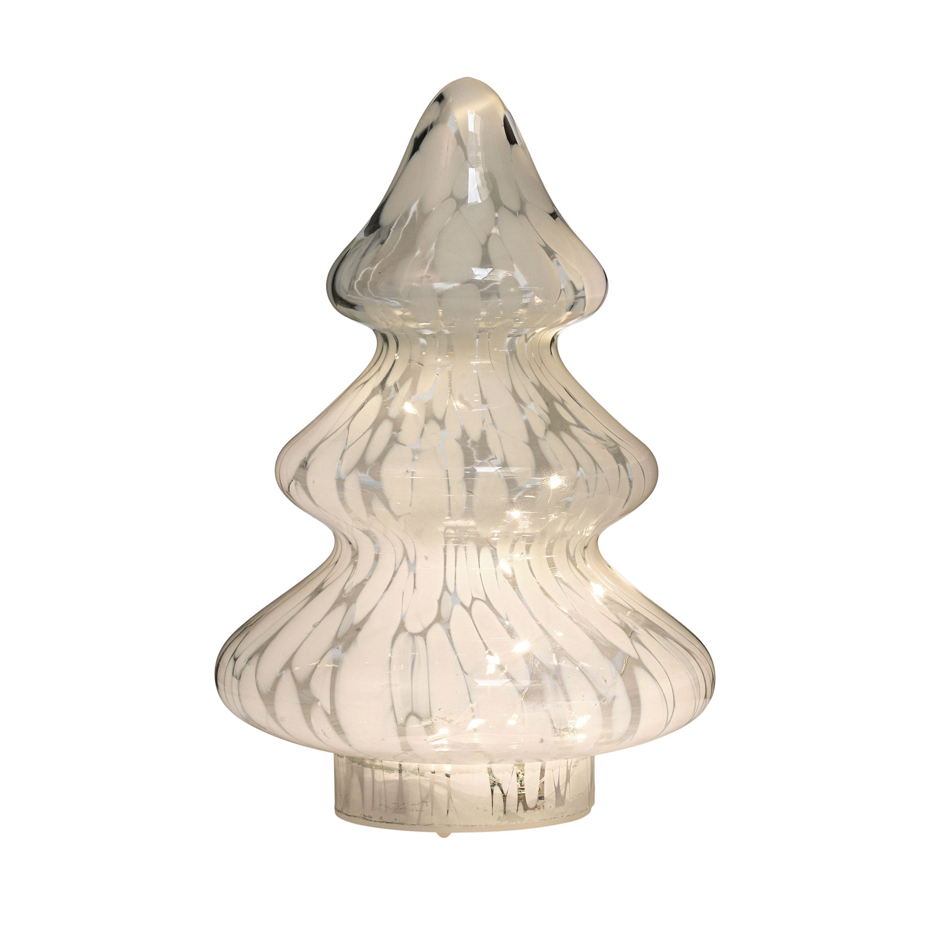 LED-Weihnachtsbaum aus Glas